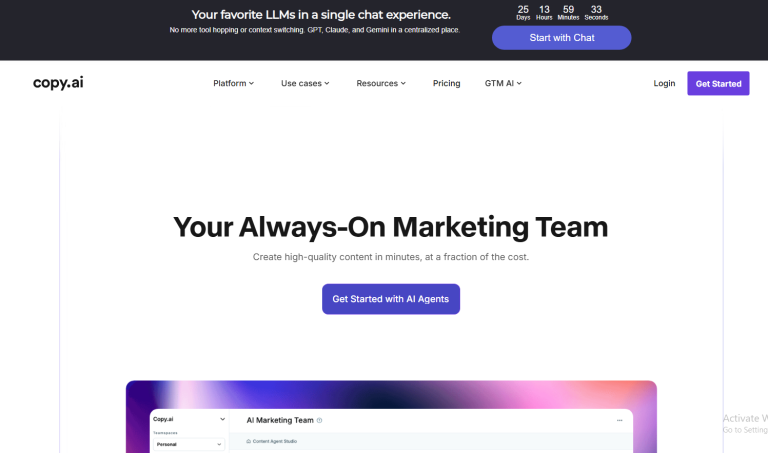 Copy.ai tools in 2025