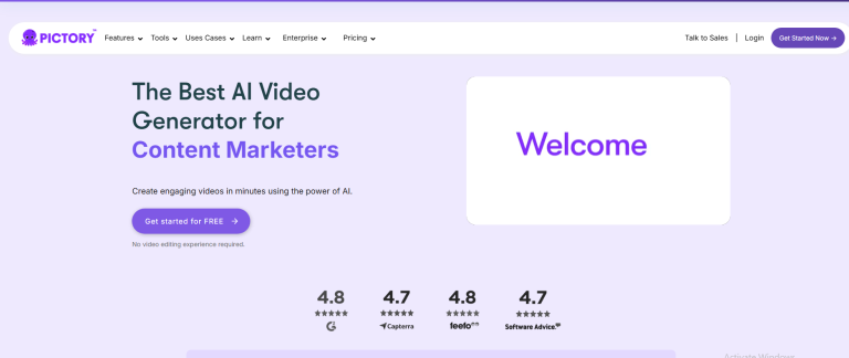 Pictory AI tools 2025